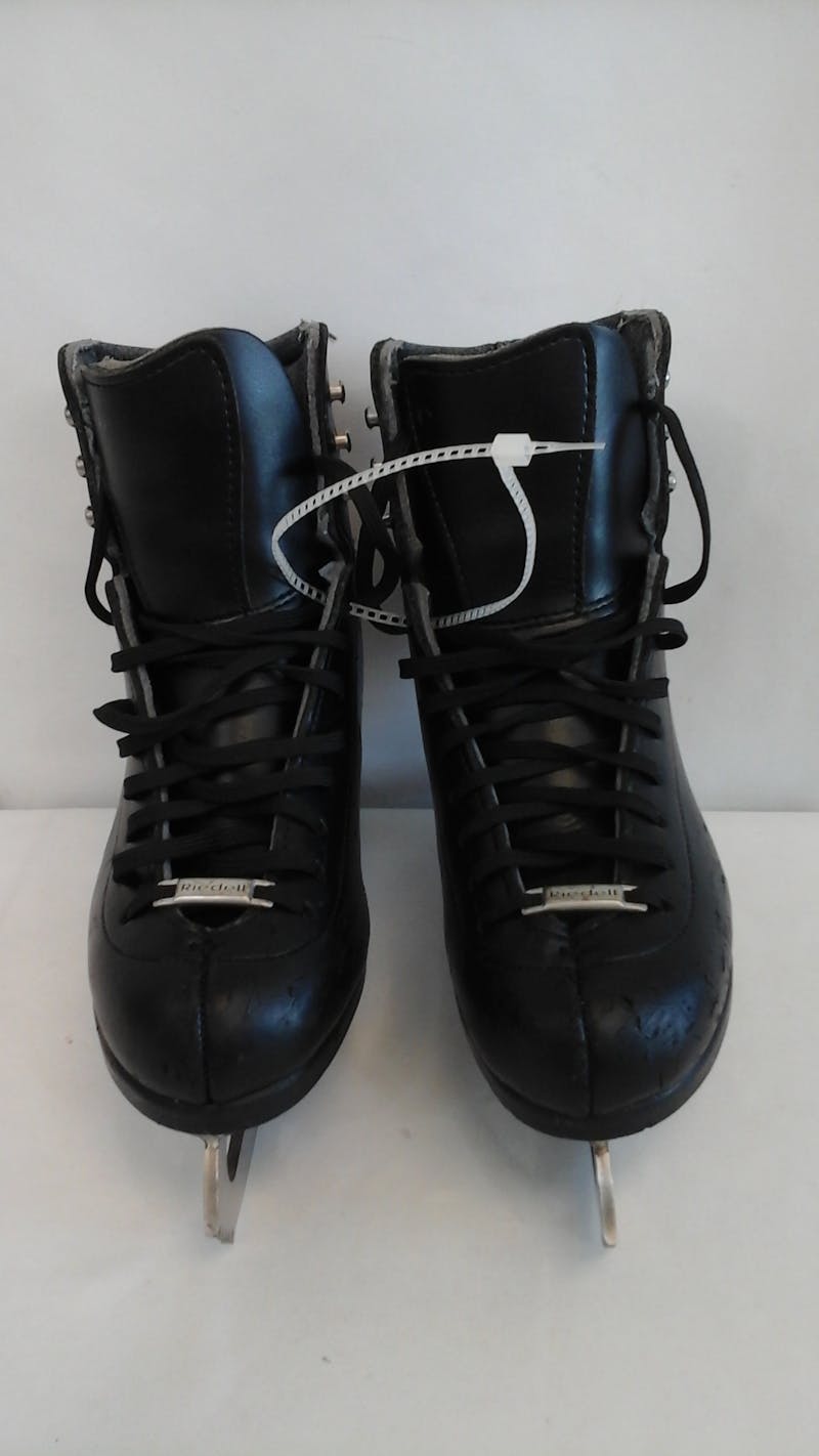 Used Riedell 33 SZ 1.5 BLK Junior 01.5 Junior Figure Skates