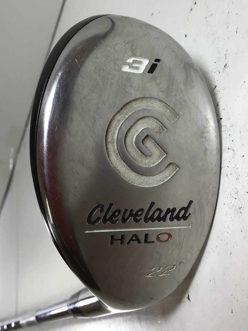 Used Cleveland HALO 3 Hybrid Stiff Flex Steel Shaft Hybrid Clubs