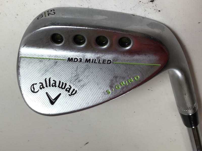 Used Callaway MD3 MILLED C GRIND 52 Degree Stiff Flex Steel Shaft Wedges