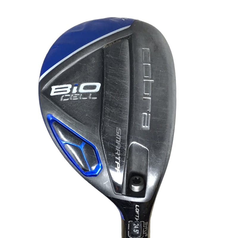 Used Cobra BIO CELL 4 Hybrid Regular Flex Graphite Shaft Hybrid Clubs