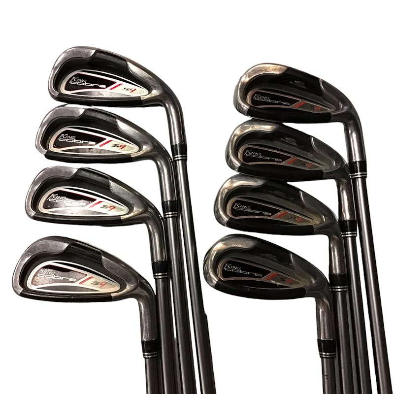 Used Cobra KING COBRA S9 4I-GW/AW Regular Flex Graphite Shaft Iron Sets