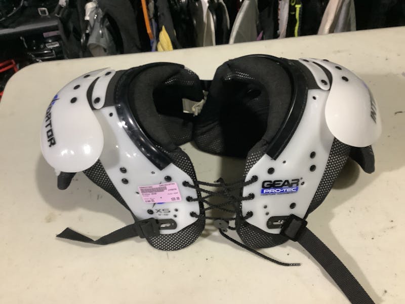 Used Protec GEAR XS Football Shoulder Pads