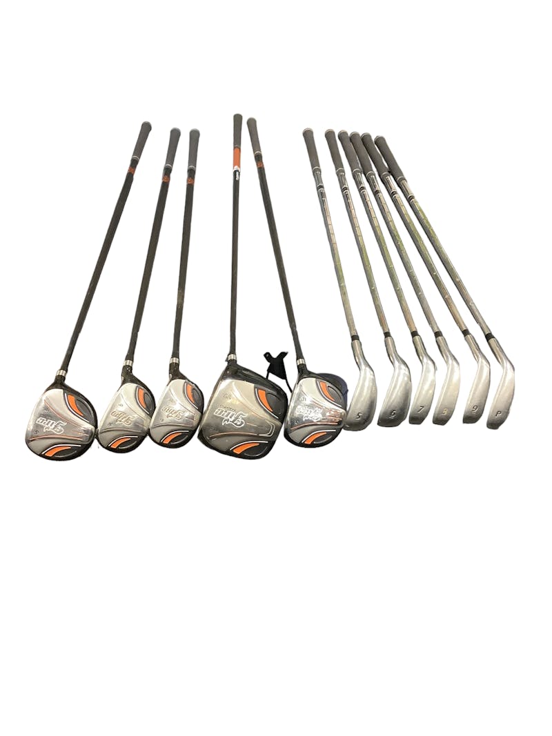 Used Maxfli FIRE 11 Piece Regular Flex Graphite Shaft Men’s Package Sets