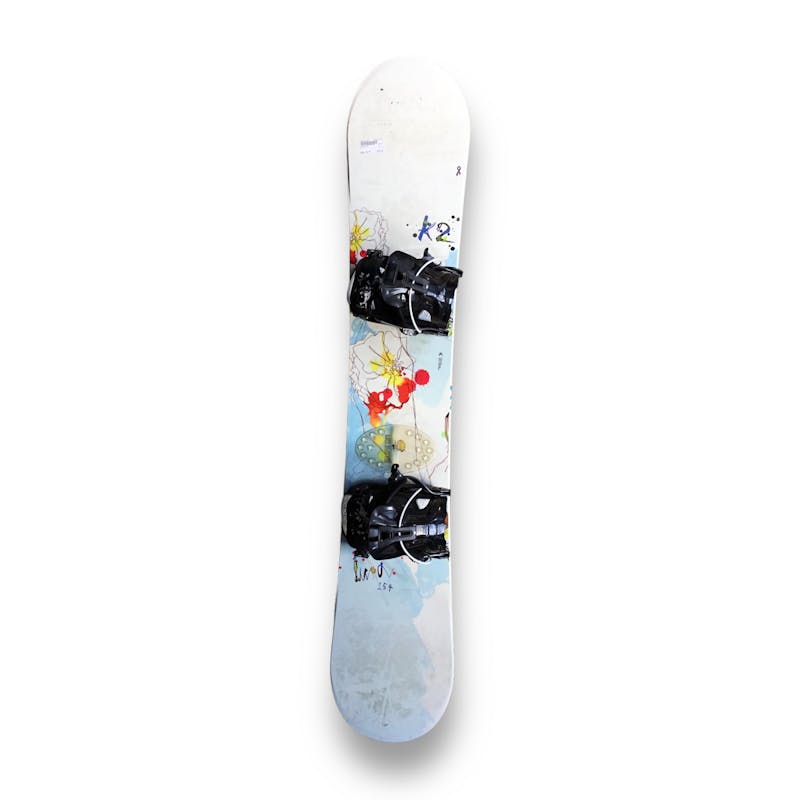 Used Burton K2 154 cm Women’s Snowboard Combo