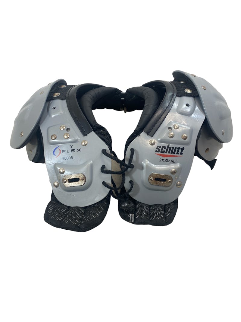 Used Schutt Y FLEX XXS Football Shoulder Pads