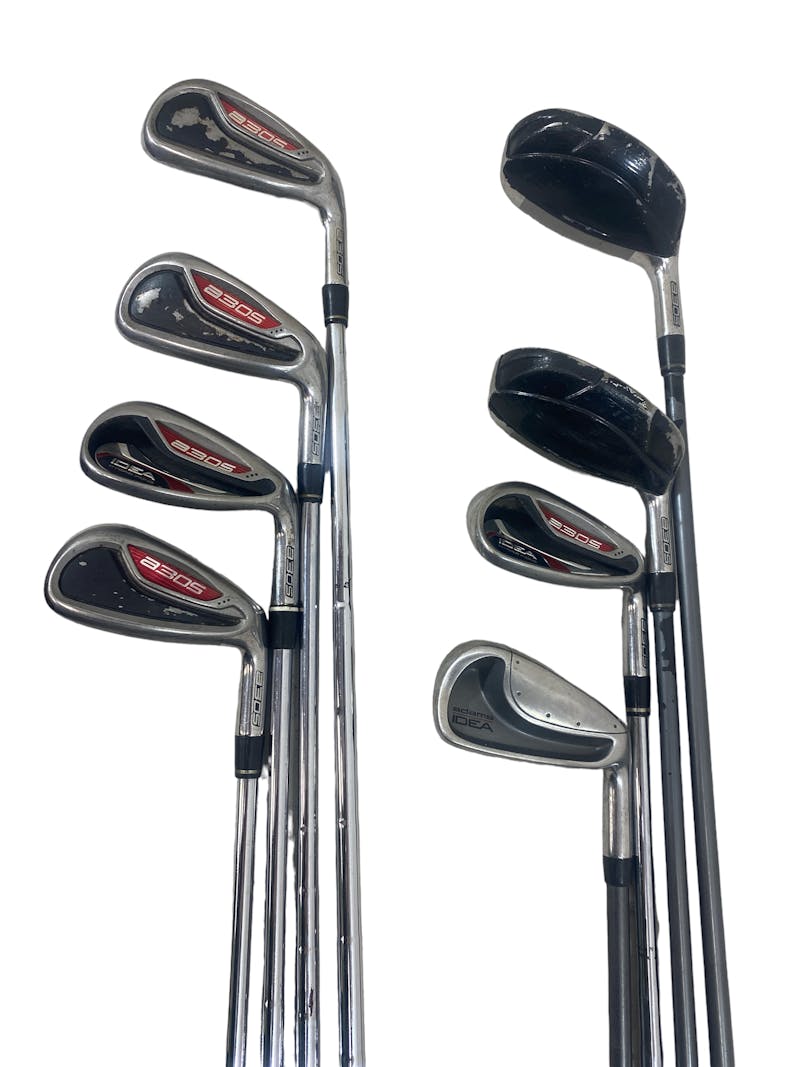 Used Adams Golf A3OS HYBRID IRONS 3I-9I Steel Iron Sets