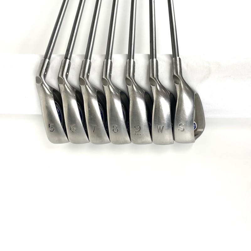 Used Ping G5 WHITE DOT Men’s Right Iron Set 5I-SW Senior Flex Graphite Shaft