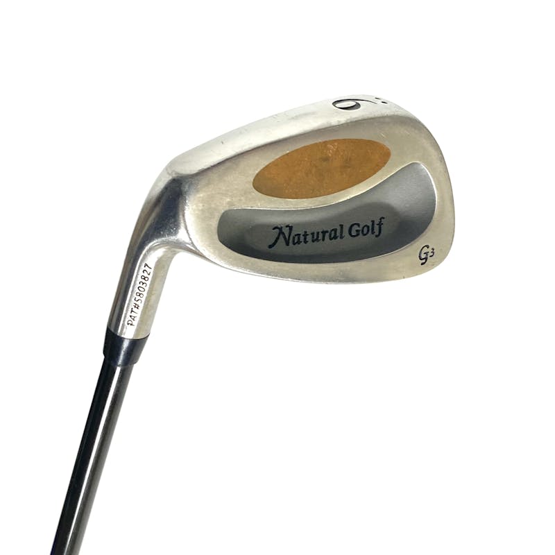 Used NATURAL GOLF G3 Men’s Left 9 Iron Stiff Flex Graphite Shaft