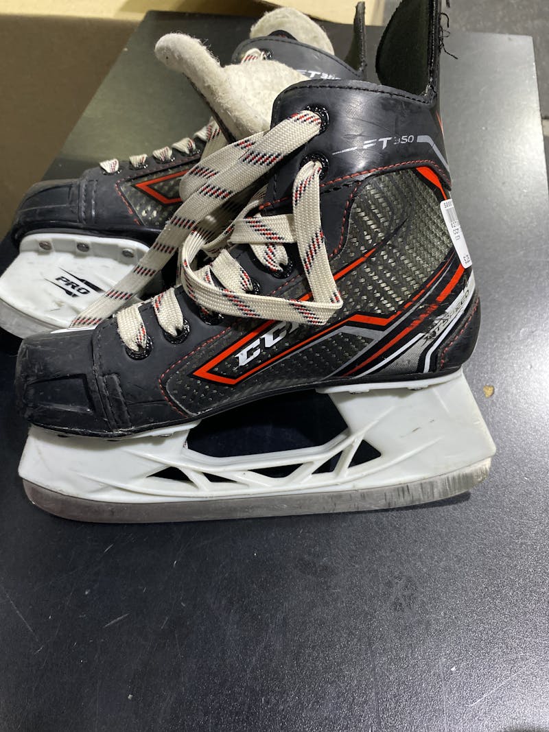 Used CCM JETSPEED FT350 Junior 01 Ice Hockey Skates