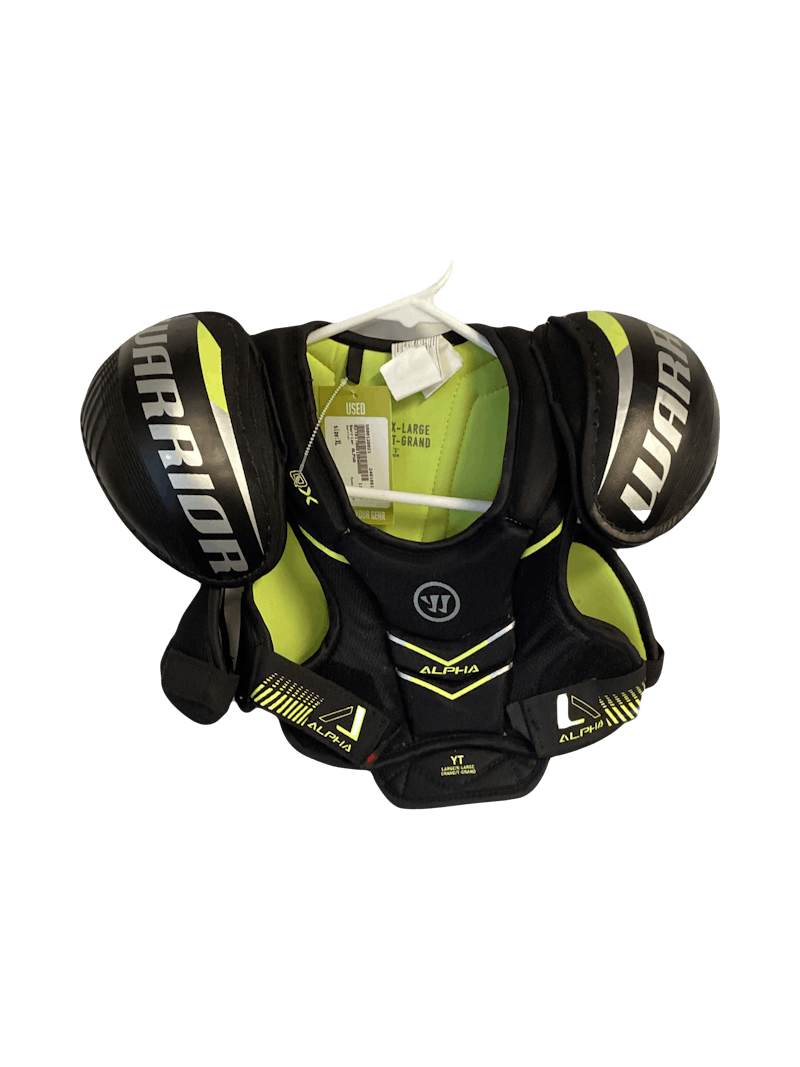 Used Warrior ALPHA XL Hockey Shoulder Pads