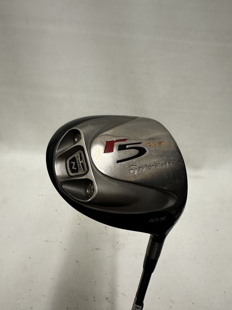 Used Taylormade R5 DUAL 10.5 Degree Regular Flex Graphite Shaft Drivers