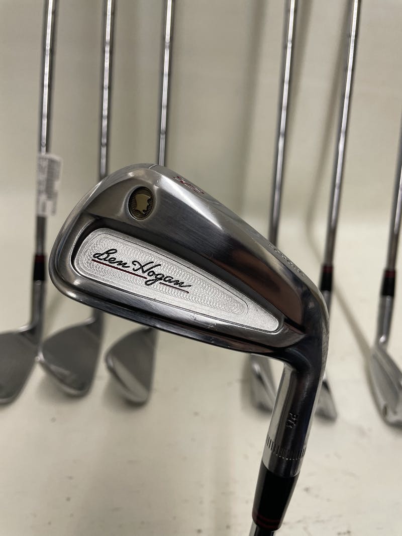 Used Ben Hogan BEN HOGAN FORGED PTX 4I-PW Stiff Flex Steel Shaft Iron Sets