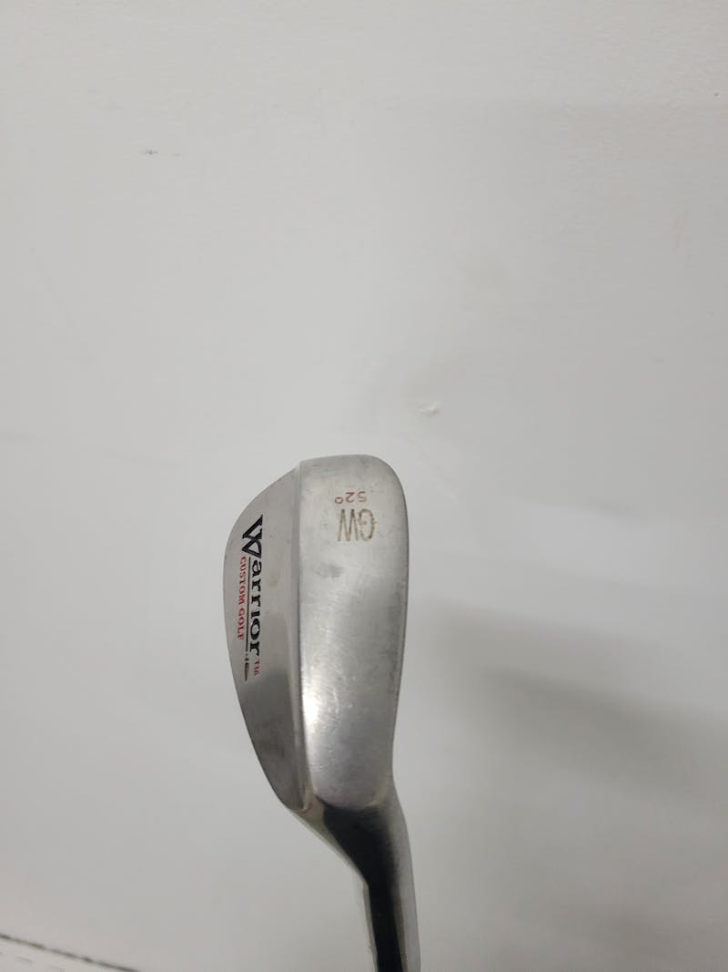 Used Warrior CUSTOM 52 Degree Regular Flex Steel Shaft Wedges