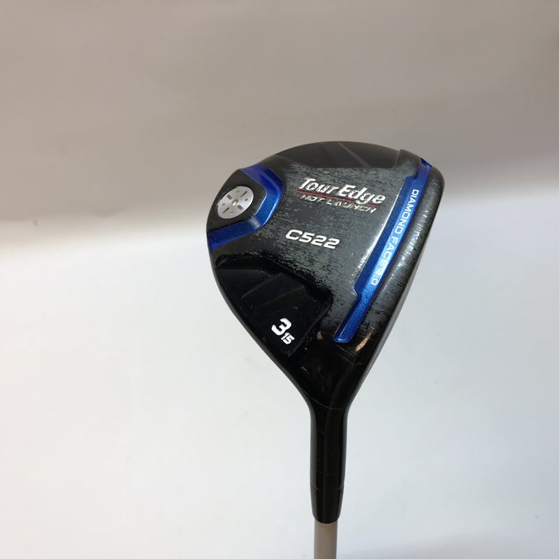 Used Tour Edge HOT LAUNCH C522 3 Wood Regular Flex Graphite Shaft Fairway Woods