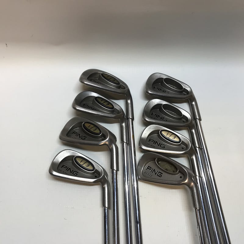 Used Ping I3 BLACK DOT 3I-PW Stiff Flex Steel Shaft Iron Sets