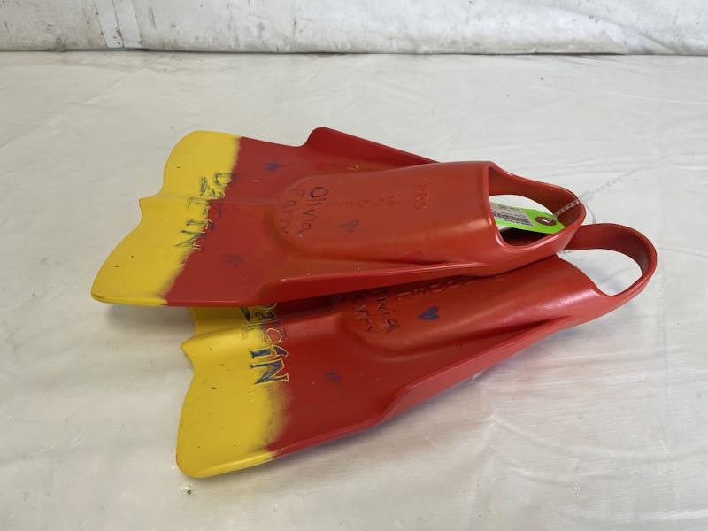 Used DaFin PRO MODEL XXS Size 1-2 Swim Fins / Bodyboard Fins