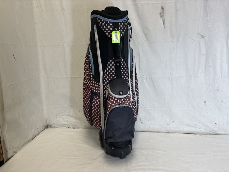 Used RJ Sports Carter Womens 14-Way Golf Cart Bag w/ Wheels and Handle