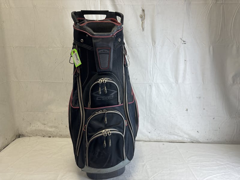 Used Sun Mountain C130 14-Way Golf Cart Bag w/ Rain Hood