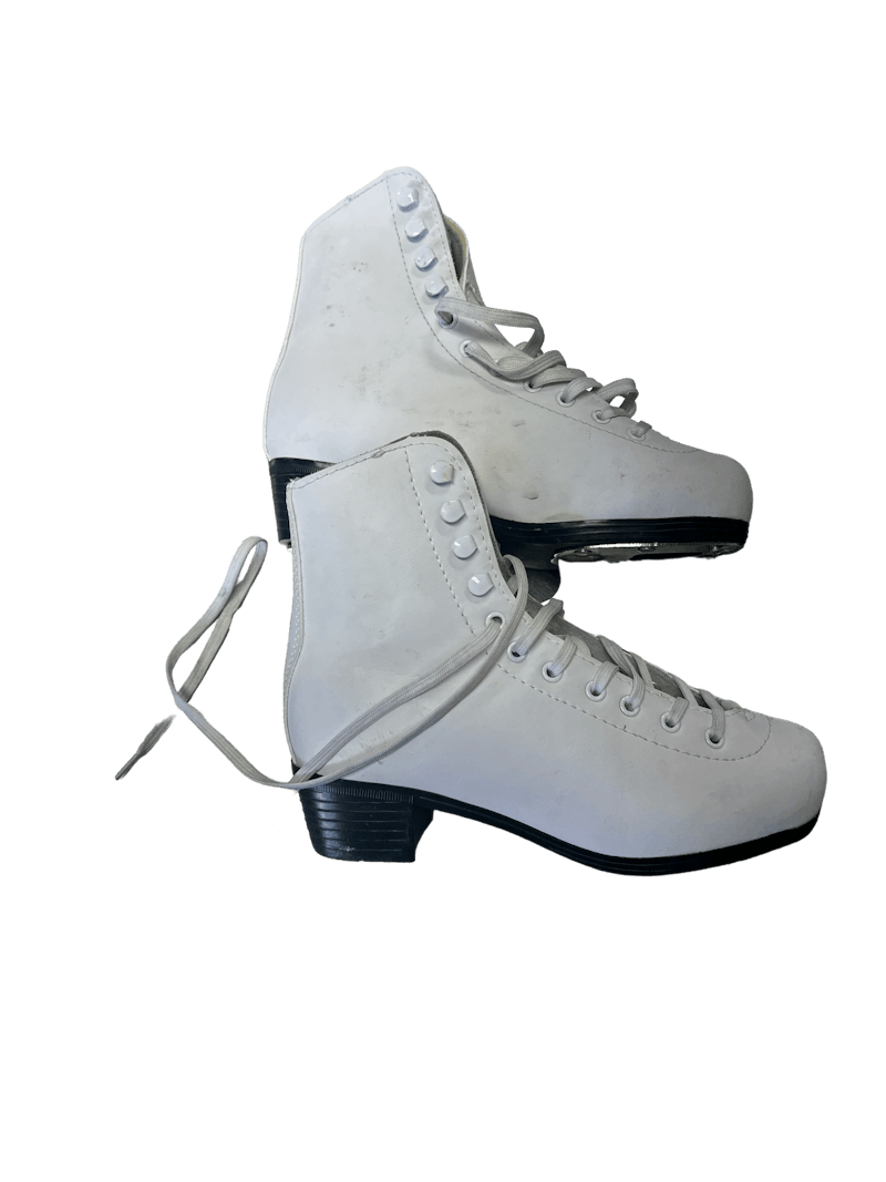 Used American Athletic WHITE Senior 5 Women’s Figure Skates