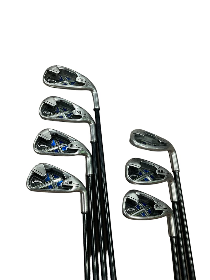 Used Callaway X22 IRON SET 4I-SW Regular Flex Steel Shaft Iron Sets