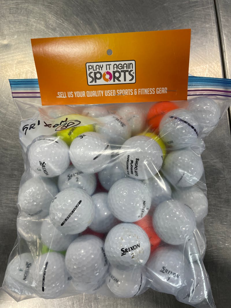 Used BAG OF 50 Srixon GOLF BALLS Golf Accessories