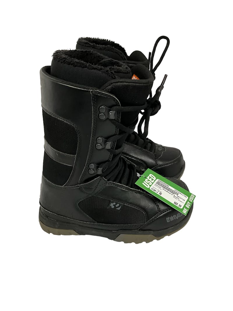 Used ThirtyTwo Summit Junior Snowboard Boots Size 6