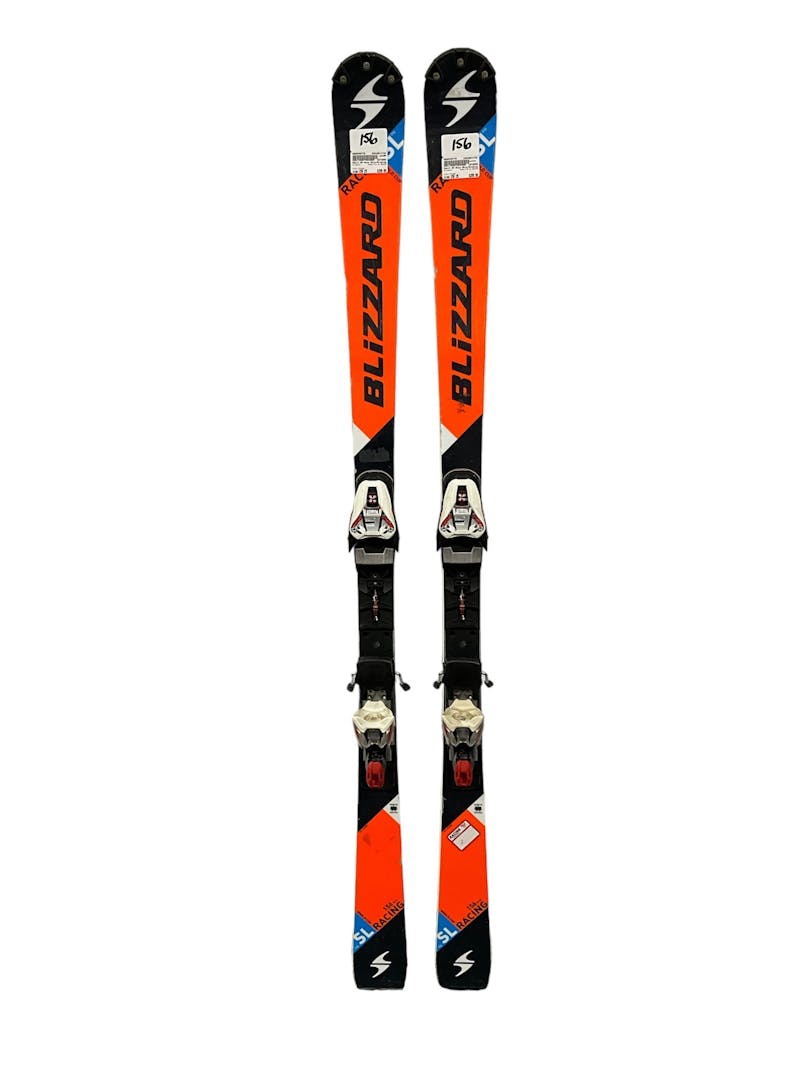 Used Blizzard FIS SL Racing 156 cm Men’s Downhill Ski Combo