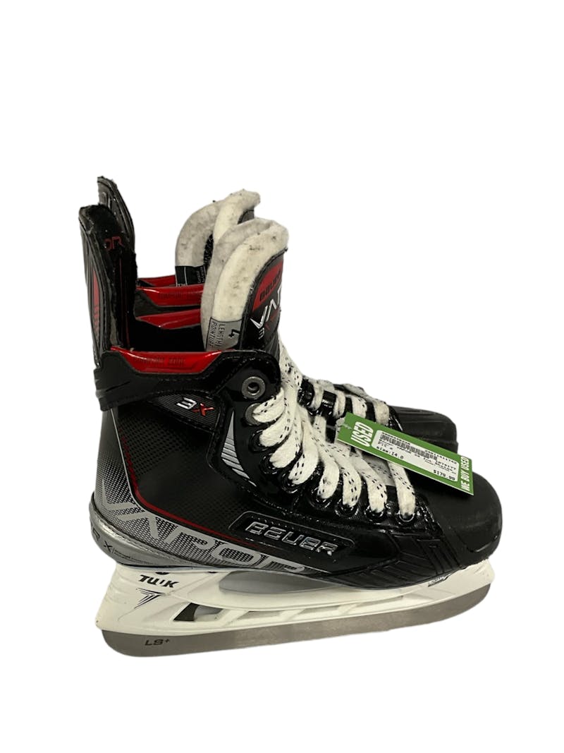 Used Bauer Vapor 3X Intermediate Ice Hockey Skates Size 4 Fit 2