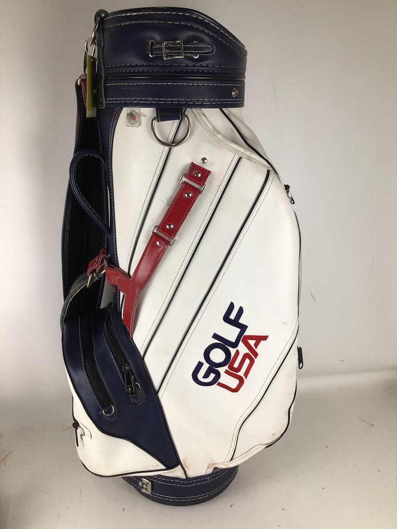 Used USA GOLF 6 WAY STAFF BAG Golf Cart Bags