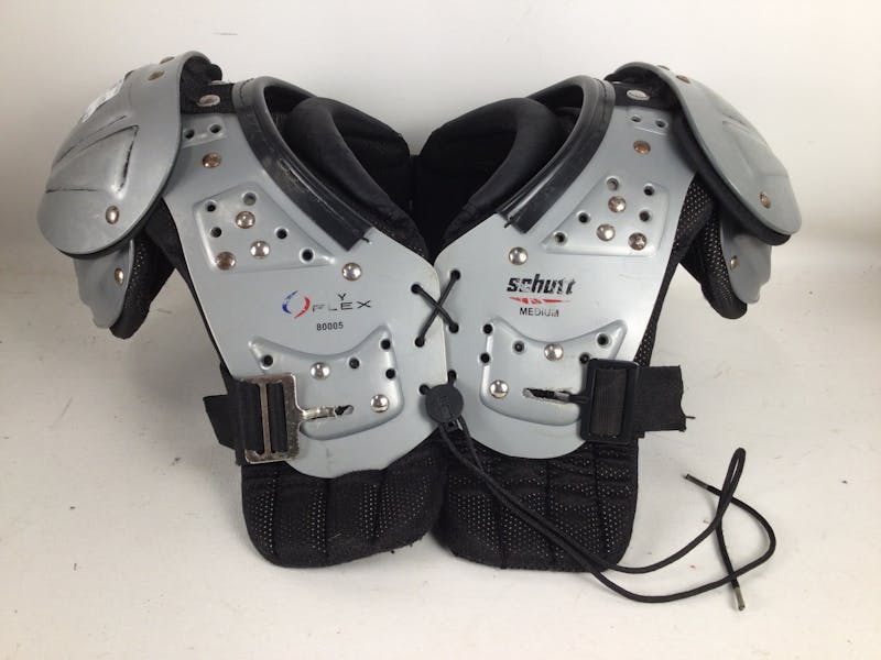 Used Schutt Y FLEX 80005 MEDIUM SHOULDER PADS MD Football Shoulder Pads