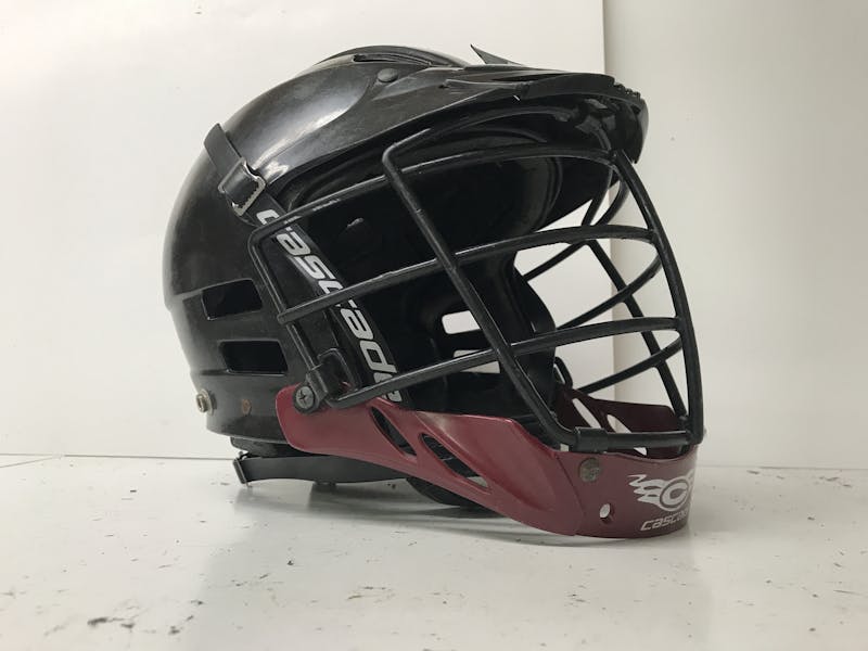 Used Cascade BLACK HEMET M/L Lacrosse Helmets