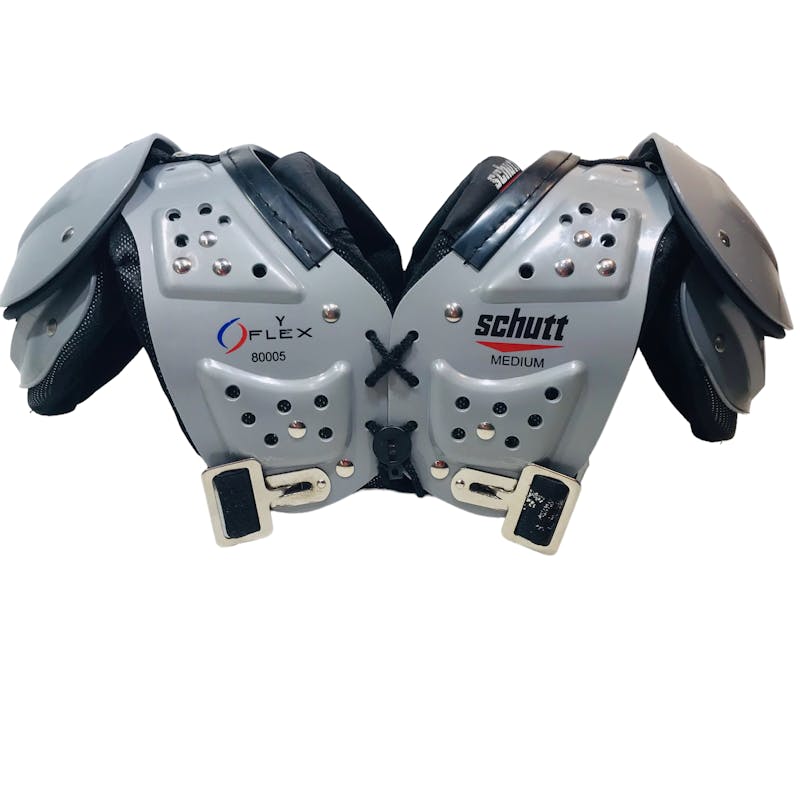 Used Schutt YFLEX MD Football Shoulder Pads