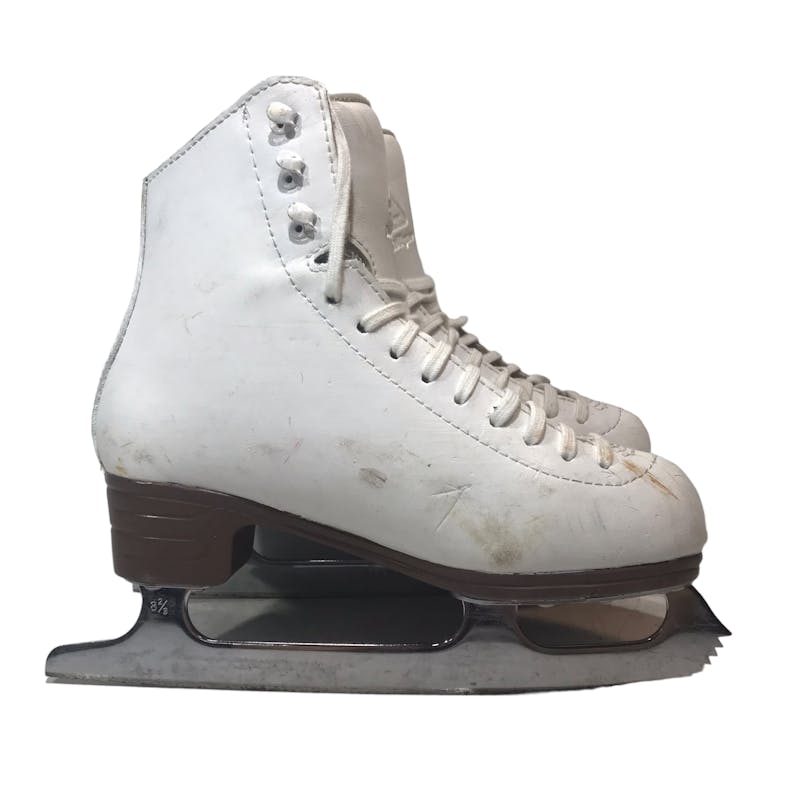 Used Jackson LEATHER FIGURE SKATE Junior 03 Junior Figure Skates