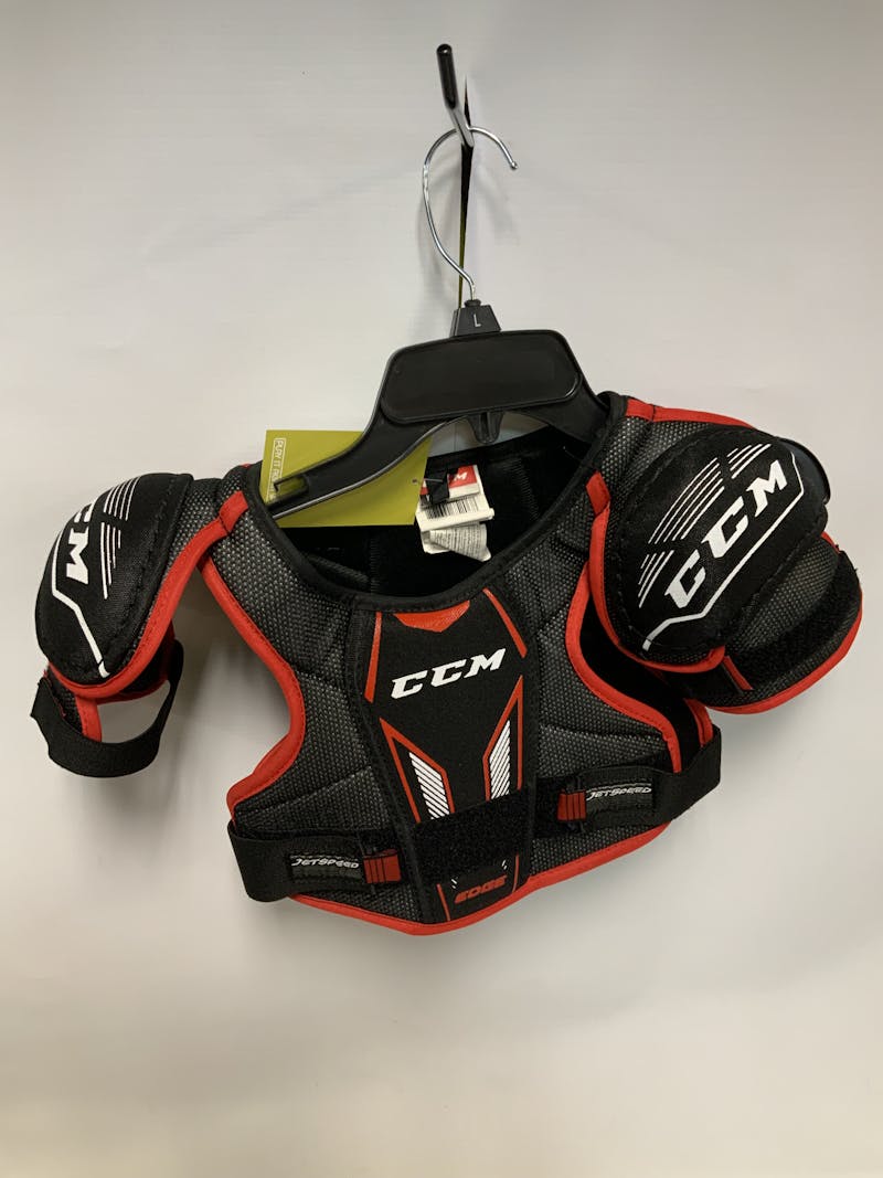 Used CCM JETSPEED EDGE LG Hockey Shoulder Pads