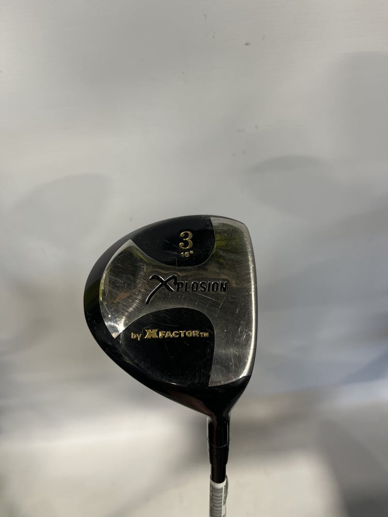 Used X-Factor XPLOSION 3 Wood Regular Flex Graphite Shaft Fairway Woods