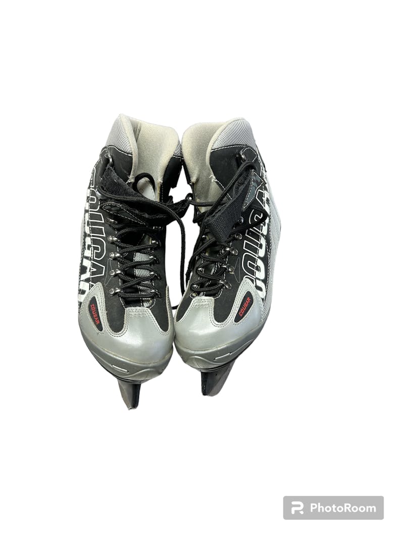 Used COUGAR SZ 6 Junior 06 Ice Hockey Skates