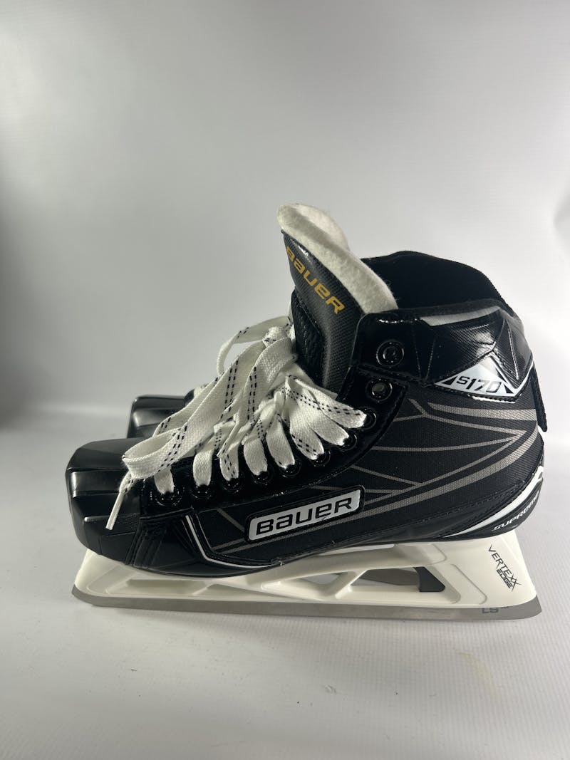 Used Bauer S170 GOALIE SKATES LIKE NEW Senior 9 Ice Hockey Skates