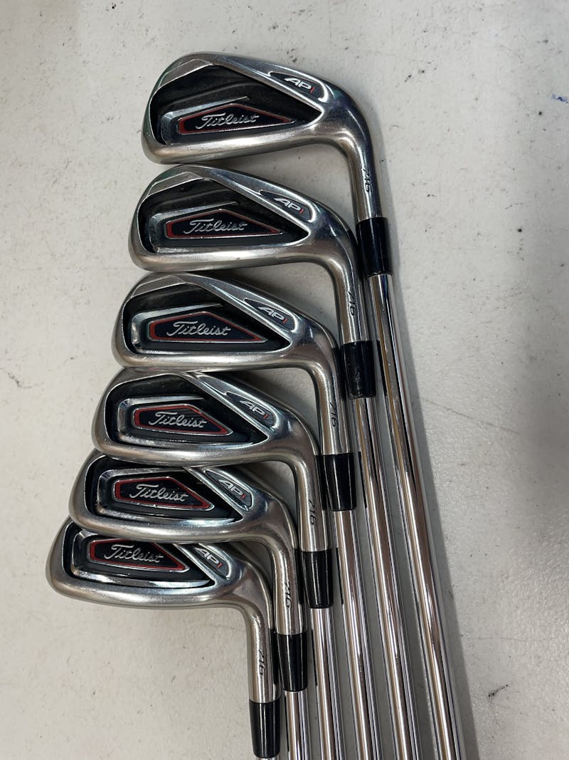 Used Titleist AP1 716 5I-PW Stiff Flex Steel Shaft Iron Sets