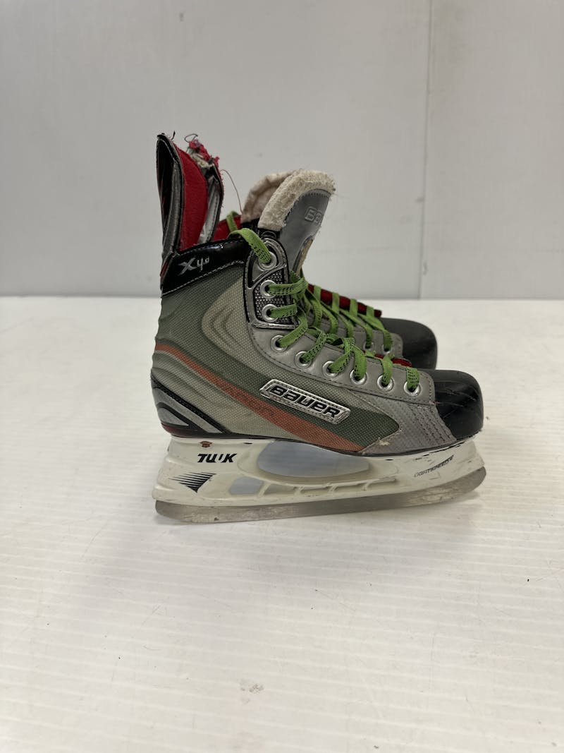 Used Bauer X4.0 VAPOR Junior 04 Ice Hockey Skates