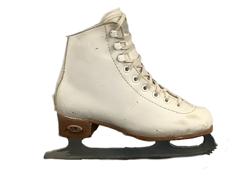 Used Riedell STOCK 12W Youth 13.0 Junior Figure Skates